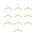 thumbnail image 3 of 10 Pieces Pet Hangers Wood Pet Hanger Multipurpose Portable Dog Clothes Hangers Pet Costume Hangers for Pet Jewelry Children 14cm, 3 of 10