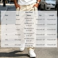 thumbnail image 3 of cfhntfmh Straight Leg Pants Men Casual Stretch Work Pants Loose Fashion Elastic Waisted Pants with Pockets (Khaki,X-Large), 3 of 6