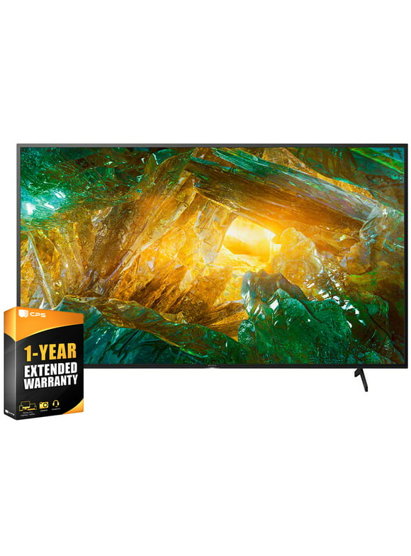 Sony XBR43X800H 43 inch X800H 4K Ultra HD LED Smart TV 2020 Model Bundle with Extended Care Package