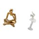thumbnail image 5 of Figura de lector abstracto, adorno de escritorio, figura humana, estatua de bailarina, artesanía de resina, adecuada para regalar, decoración del, 5 of 8