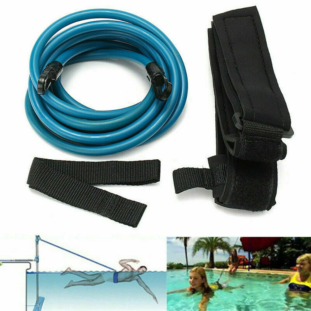 Swim Bungee Training Belt Harness Stationary Swimming Pool Swim Training Aid 