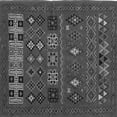 thumbnail image 1 of Ahgly Company Indoor Square Southwestern Gray Country Area Rugs, 6' Square, 1 of 4