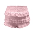 thumbnail image 5 of Bloomer Shorts for Women Summer Casual Cute Ruffle Pumpkin Pants Boyshorts Layered Y2k Mini Shorts, 5 of 6
