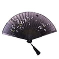 thumbnail image 1 of TIELUTT Handheld Paper Fan Set Chinese Ancient Style Decorative Fans For Brunch Decorations and Hanging Paper Fans and Flower Paper Decorations for Party Birthday Tissue Paper Butterflies Party Decor, 1 of 5