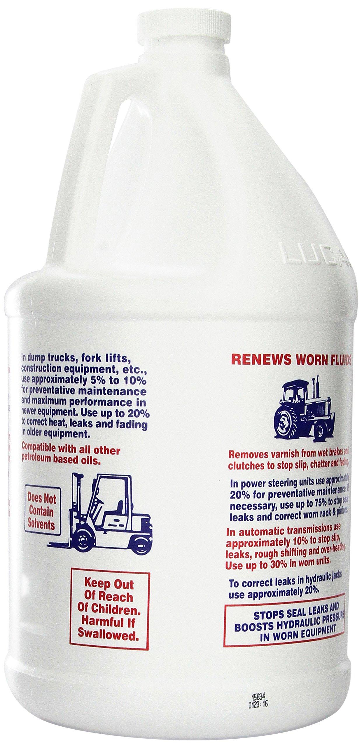 Lucas Oil 10018 Hydraulics, Hydraulic Oil Boost And Stop Leak, Case Of