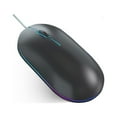 thumbnail image 1 of facefd Computer Mouse With Backlit Ergonomic Mute Click 1000 DPI Optical Engine With Colorful Backlit Universal for Office Gaming, 1 of 4
