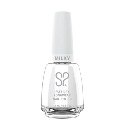 Salon Perfect Milky Nail Polish, 466 Pillow Talk, 0.5 fl oz