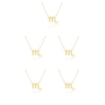 thumbnail image 2 of Collar de amistad Minnieouse de constelaciones del zodiaco Escorpio oro, 2 of 6