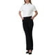 thumbnail image 2 of INSPIRAR CHIC Body de Mujer con Botones, Cuello, Manga Corta, Leotardo de Oficina, Talla XL, Blanco, 2 of 5