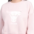thumbnail image 3 of Women's Starter  Light Pink Chicago Bulls Pastel Boxy Sweatshirt, 3 of 3