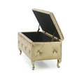 thumbnail image 4 of AC Pacific Gold Crystal Tufted Storage Bench, 4 of 4