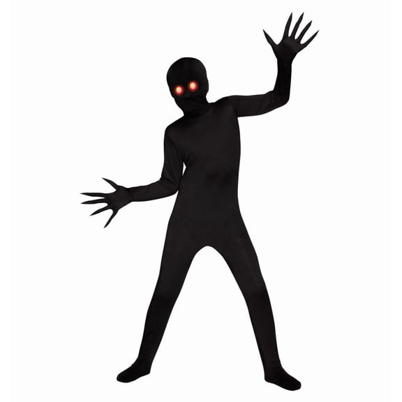 Fun World Boys Fade Eye Shadow Demon Costume with Lights Up for Child, Boys XL
