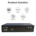 thumbnail image 2 of DVB T2 HEVC 265 Tuner de Télévision Numérique DVB-T2 265 Décodeur 1080P HD Récepteur de Télévision Terrestre USB EPG Set Top Box, Prise EU, 2 of 8