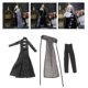 thumbnail image 4 of Disfraces Trajes Ropa Zulema 6 Doll Conjunto Completo Negro 30cm, 4 of 8