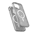 thumbnail image 7 of ShellTech for iPhone 13 Pro Max Case Clear Magnetic Glitter Compatible with Magsafe, Sparkle Bling Hard Magnet Mag Cover Non-Yellowing, Shiny Cute Phone Case for Women Gilrl,Gray, 7 of 7