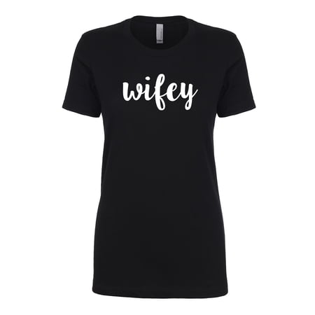 Wifey Women s crewneck tee