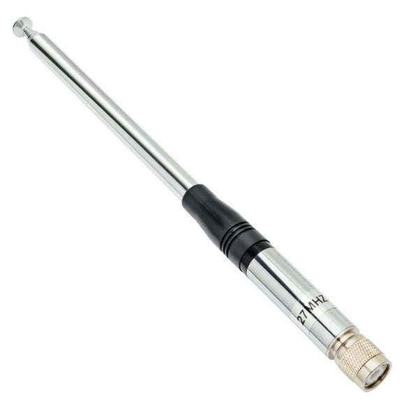 HYS 27Mhz TNC Antenna, Telescopic/Rod 9-Inch to 51-Inch HT CB Antenna for President Randy FCC Radio