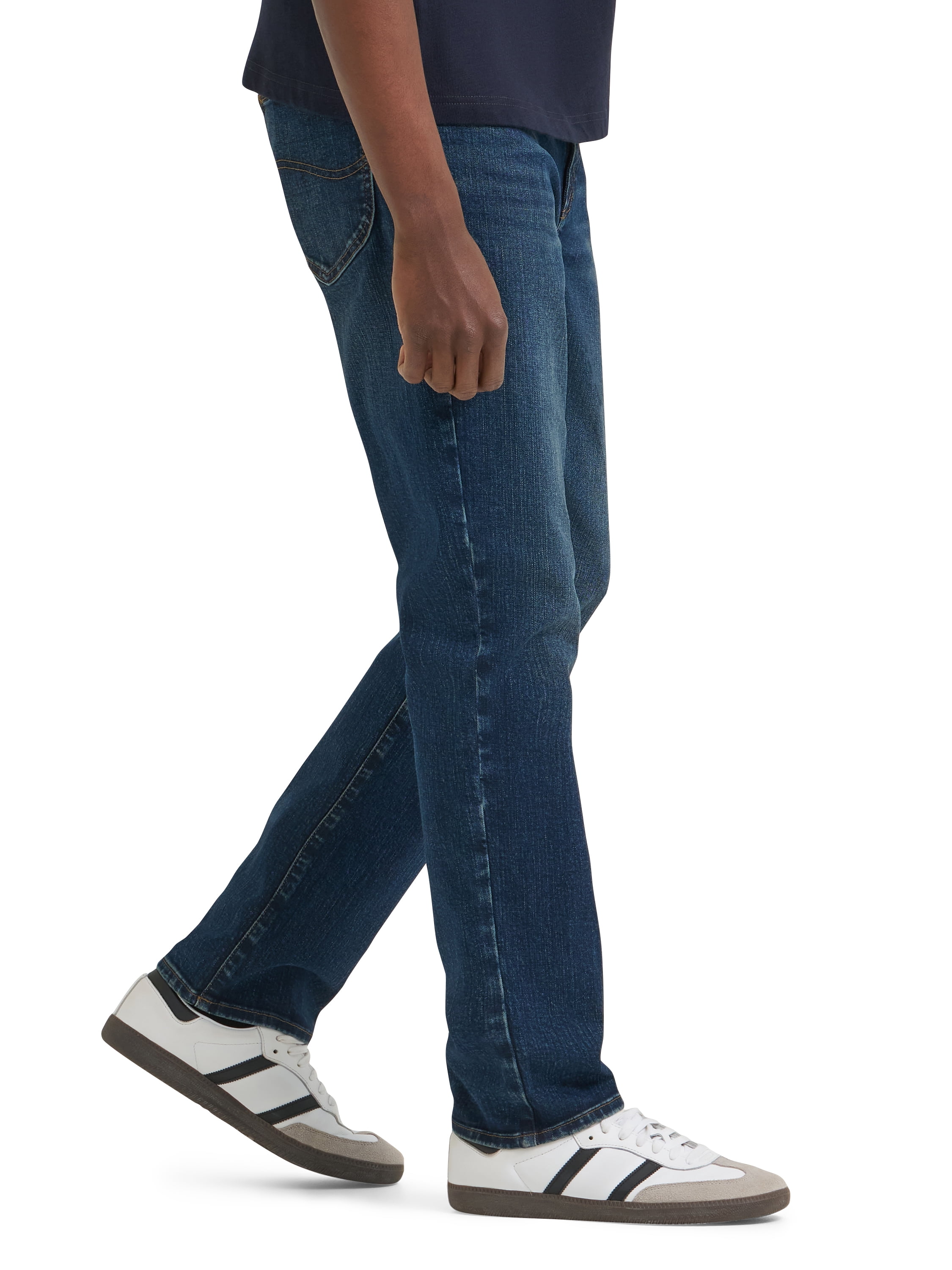 Lee® Men's Five Pocket Relaxed Taper Denim Jeans