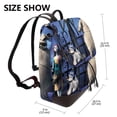 thumbnail image 2 of Goofa The Nightmare Before Christmas Pattern Leather Backpack Purse for Women Fashion Multipurpose Design Handbag Ladies Shoulder Bags Travel Backpack, 2 of 4