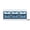 Blue and Light Blue, variant on Your Zone Kids Sliding Bin Organizer with 4 Storage Bins, White