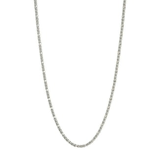 Brilliance Fine Jewelry Serpentina Silver Necklace, 20