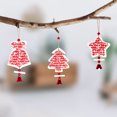 thumbnail image 5 of ZPAQI Christmas Pendant Wooden Knitted Star Bell Hanging Ornament Lightweight Pendants, 5 of 16
