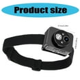 thumbnail image 3 of Head Mounted Camera 120°Wide Angles Night Sights Headlamp Camera Headlights Camera for Motorcycling Adventure Shot, 3 of 8