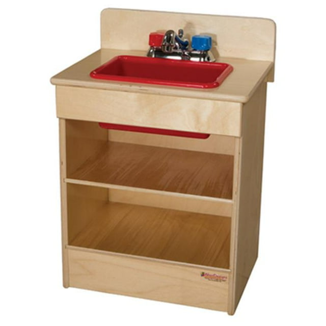 Wood Designs 20200BN Évier pour Tout-Petits avec Boutons Bruns