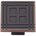 thumbnail image 1 of Pomo cuadrado Stone Harbor Hardware, bronce vintage, 3,2 cm, 1 of 4