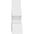 thumbnail image 3 of 72"W x 21"H x 6"D x 6"F, 7/12 Pitch, Richland Architectural Grade PVC Gable Bracket, 3 of 8