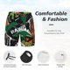 thumbnail image 3 of Fotbe Dinosaur Skeleton Traje de Baño para Hombre – Shorts de Natación de Secado Rápido con Forro y Bolsillos-Medium, 3 of 6