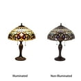 thumbnail image 6 of RADIANCE Goods Tiffany-Style 2 Light Victorian Table Lamp 16" Shade, 6 of 9