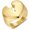 Gold, variant on Men's Broken Heart Signet Ring, Stainless Steel Chunky Statement Band, Size 7-13