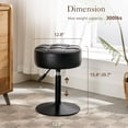 thumbnail image 3 of Carolayne Adjustable 360° Swivel Vanity Stool for Makeup & Bedroom, 3 of 7
