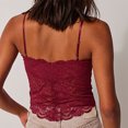 thumbnail image 3 of jowamay Lace Cami V Neck Camisole Lingerie Spaghetti Strap Tube Fitted Tank Top for Night Out Dating Party, 3 of 4