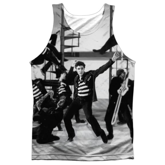 Elvis Presley Jubilant Felons Sublimated Tank Top White