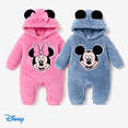 thumbnail image 7 of Disney Mickey Baby Boys Girls Bodysuits Furry Minnie Graphic 3D Ears Hooded Romper Gifts Sizes 0/3-18M, 7 of 7