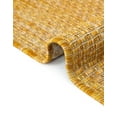 thumbnail image 4 of Unique Loom Outdoor Solid Collection Area Rug (2' x 3' 1" Rectangle Corn Harvest Yellow), 4 of 10