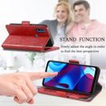 thumbnail image 3 of Allytechgroup Moto G Stylus 5G (2023) Wallet Case, RFID Blocking Cards Holder Vintage PU Leather Folio Flip Stand Shockproof Magnetic Closure Wallet Case for Motorola Moto G Stylus 5G (2023), Red, 3 of 8