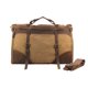 thumbnail image 3 of Bolso de viaje de lona y cuero para hombre, bolsa de equipaje de estilo militar, Retro, Vintage, para fin de semana, para ocio, M314 #, 3 of 4