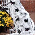 thumbnail image 4 of Halloween Spiders Web and Spiders Decoration Set for Indoor & Outdoor Use, 4 of 5