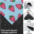 thumbnail image 3 of Red Strawberry Plants Blue Pattern Kitchen Rugs Sets Of 3,Kitchen Runner Rugs Non Skid Washable,Decorative Kitchen Floor Mats for Kitchen,Sink,Laundry,17"x30"+ 17"x47" + 17"x59", 3 of 6