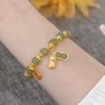 thumbnail image 3 of GKNET Vintage Chinese Fashion Beaded Bracelets Lucky Peanut Pendant Elegant Bracel WY4, 3 of 7