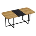 thumbnail image 5 of 9 Piece Dining Table Set for 8, 78.7" Rectangle Dining Table with 8 Black Velvet Upholstered Dining Chairs, Space Saving Kitchen Table and Chairs for Kitchen, Living Room, 5 of 9