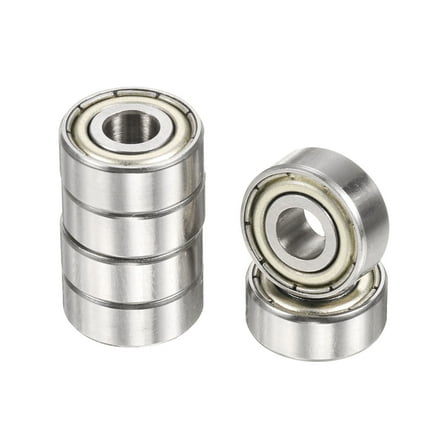 6 Pack R3ZZ Deep Groove Ball Bearings 3/16" ID x 1/2" OD x 10/51" Height  ABEC3