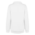 thumbnail image 2 of Rovga Women Sweatshirts Quarter Zip Lightweight Pullover Sweatshirts Solid Color Long Sleeve Casual Tops Leisure Outwear, 2 of 6