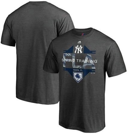 New York Yankees Majestic 2019 Spring Training Grapefruit League Winner T-Shirt - Heather