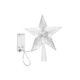 thumbnail image 1 of 1 Pce Topper Étoile Transparent Topper Arbre de Noël pour Centre Commercial Maison, 1 of 6