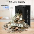 thumbnail image 4 of Large Piggy Bank, EEEkit Coin Counter Machine with LCD Counter, Digital Counting Money Jar, Smart Container Coin Bank for Adults, 4 of 7