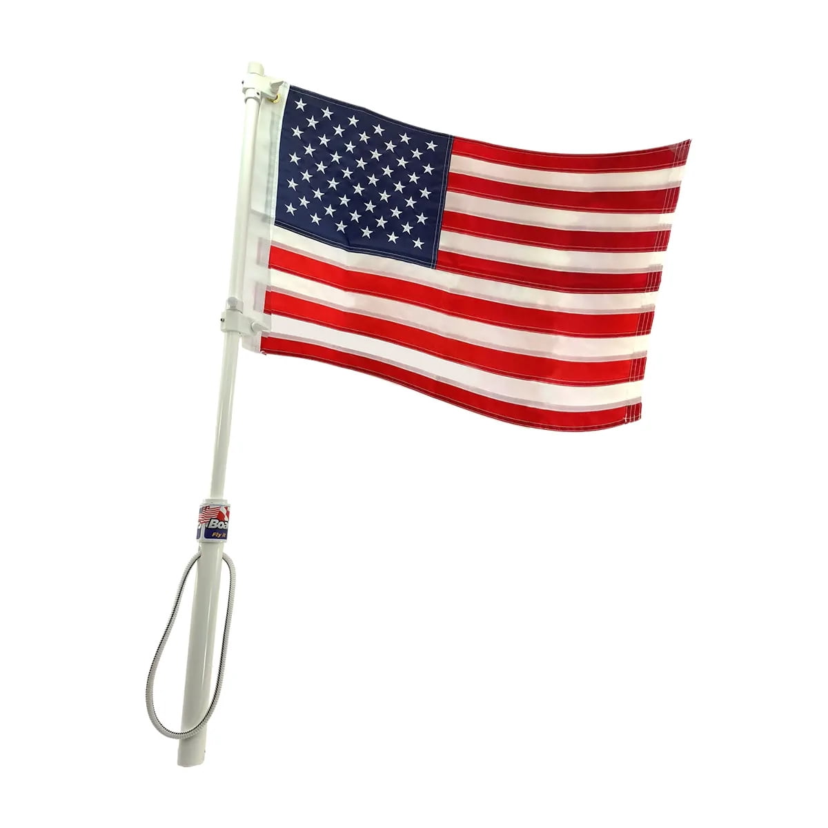 american flag fishing pole Distressed Design in Any Color for Any Make & Model Vehicle Under The Sun Inserts with a fishing twist American Fishing Rod Flag |